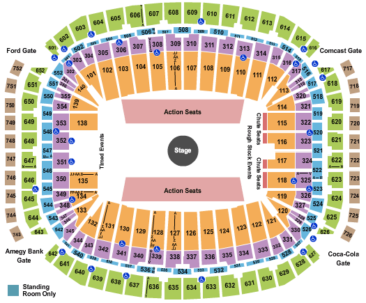 NRG Stadium Nickelback Seating Chart